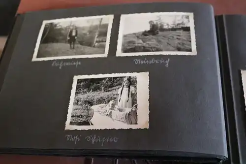 tolles altes Album 73 Fotos - Familie , Mädchen, Soldaten - 30er Jahre 