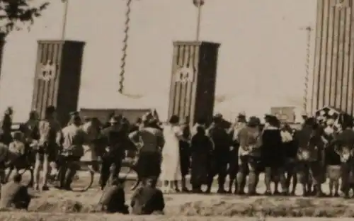 altes Foto - Eingang Wehrmachtszeltlager 1936 ??