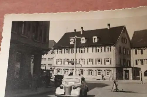 tolles altes Foto - Strassenkreuzung Apotheke - Oldtimer - 30-40er Jahre - Ort ?