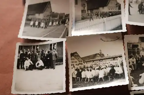 16 tolle alte Fotos Soldaten bei Festumzug Messkirch - Abt.  3 /267