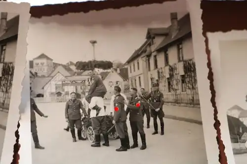 16 tolle alte Fotos Soldaten bei Festumzug Messkirch - Abt.  3 /267 