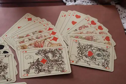 tolles Luxus Skat Karten Münchener Spielkarten Weigel FX Schmid Reprint