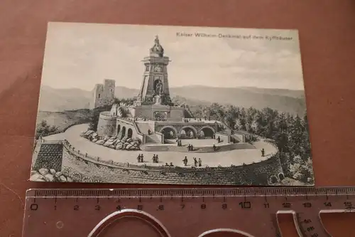 tolle alte Karte -  Kaiser Wilhelm Denkmal auf dem Kyffhäuser 1910-20 ?