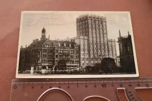 tolle alte Karte - Europahaus - Leipzig  1930 