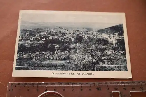 tolle alte Karte - Gesamtansicht - Sonneberg Thüringen 1920