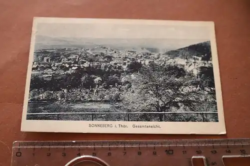 tolle alte Karte - Gesamtansicht - Sonneberg Thüringen 1920 