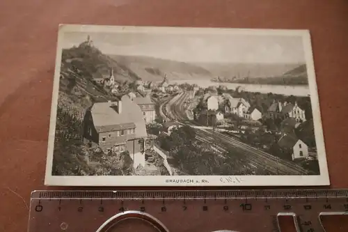 tolle alte Karte - Ansicht Brauchbach am Rhein 1910-1919