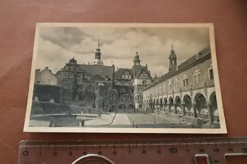 tolle alte Karte - Dresden Stallhof - 50er Jahre 