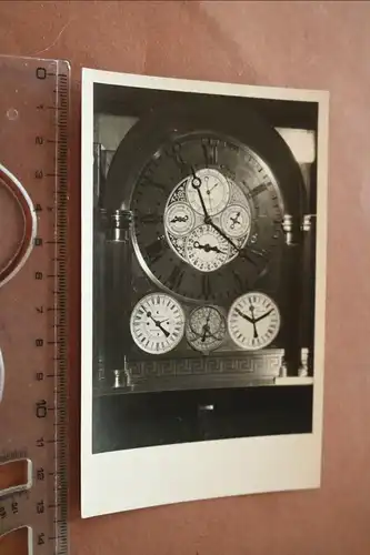 tolles altes Foto - Interessante alte Uhr mit vielen Laufwerken - Glashütte