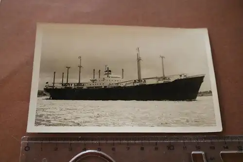 tolles altes Foto - Frachtschiff Düsseldorf