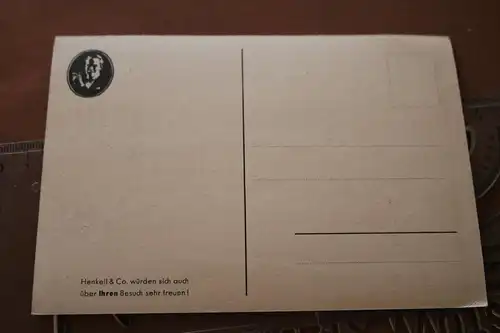 tolle alte Karte - Großer Lager-Keller - Sektkellerei Henkell & Co