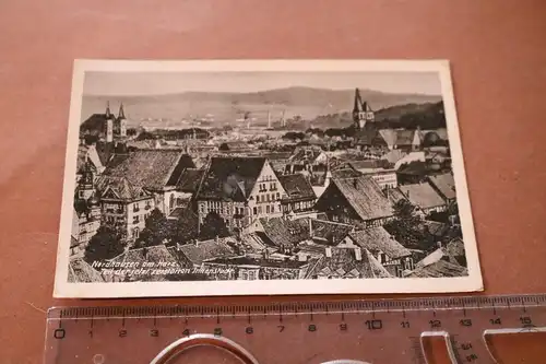 tolle alte Karte -  Nordhausen Harz - Teil der jetzt zerstörten Innenstadt 1950