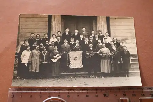 tolles altes Gruppenfoto - Jugendbund Neustadt Orla  1924