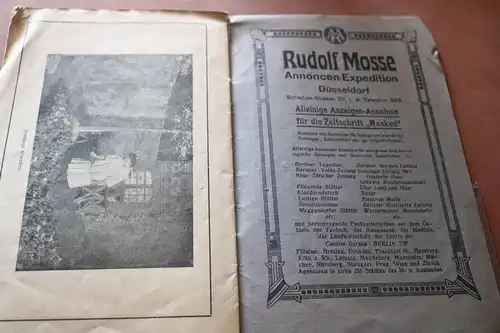 tolles altes Programmheft ?  Masken - Düsseldorfer Schauspielhaus 1910