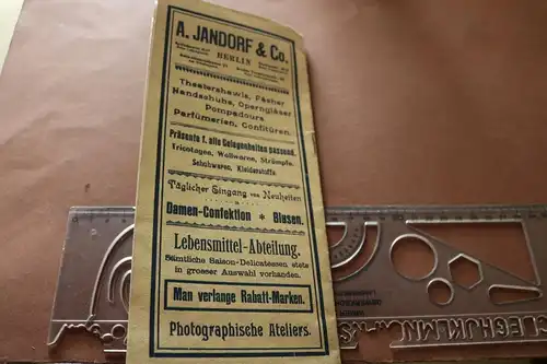 tolles altes Programmheft - Apollo-Theater Berlin 1906 