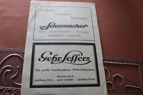 tolles altes Mitteilungsheft - Wilhelmshavener Segel-Club e.V. 1953