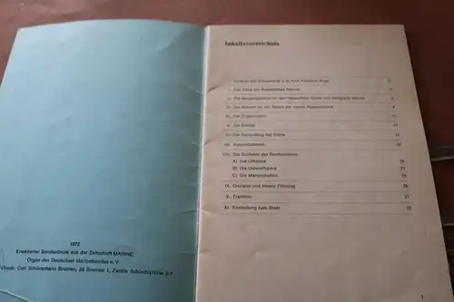 tolles Heft - Die Reichsmarine der Weimarer Zeit v. S. Sorge Konteradmiral 1972