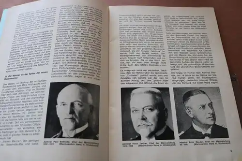 tolles Heft - Die Reichsmarine der Weimarer Zeit v. S. Sorge Konteradmiral 1972
