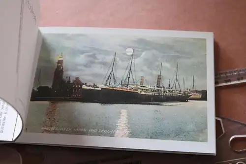 tolle Ansichtskartenmappe - 10 Karten - Auswanderergrüße auf alten Postkarten 