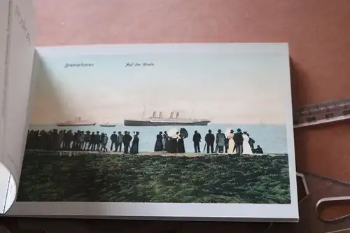 tolle Ansichtskartenmappe - 10 Karten - Auswanderergrüße auf alten Postkarten