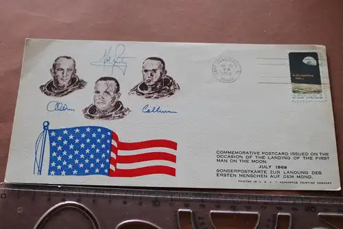 July 21. 1969 Sonderpostkarte zur Landung der ersten Menschen auf dem Mond