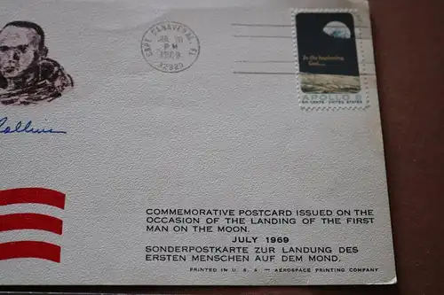 July 21. 1969 Sonderpostkarte zur Landung der ersten Menschen auf dem Mond