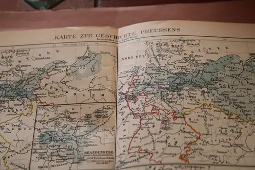 alte Karte zur Geschichte Preußens  - 1900-1920 ??