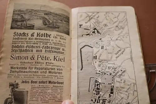 tolles altes Informationsheft der Kaiserlichen Marine - Kiel - 1913