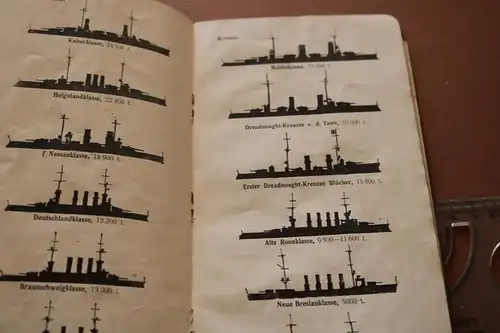 tolles altes Informationsheft der Kaiserlichen Marine - Kiel - 1913