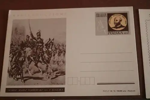 zwei Postkarten - Ganzsachen - Polen 70er Jahre ???