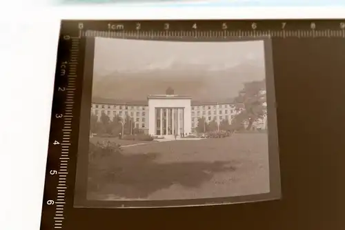 tolles altes Negativ - Innsbruck Befreiungsdenkmal 40-50er Jahre 
