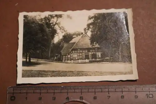 tolles altes Foto Kleinbildserie Partie am Marktplatz mit Haus Wöhlecke - Burg ?