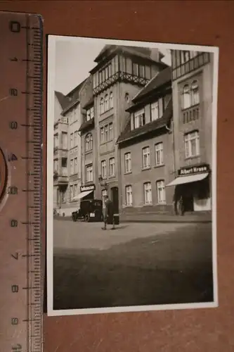 tolles altes Foto Gebäude - Geschäft  Delikatessen Albert Krase 20-30er Jahre