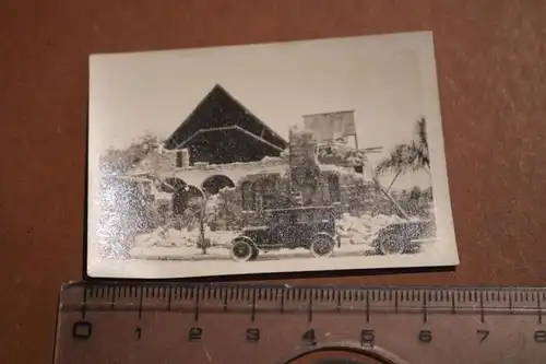 altes Foto - zerstörte Kirche in Santa Barbara 1910-20 ?