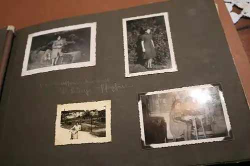 tolles altes Album einer  Frau - Familie 125 Fotos  30-40er Jahre