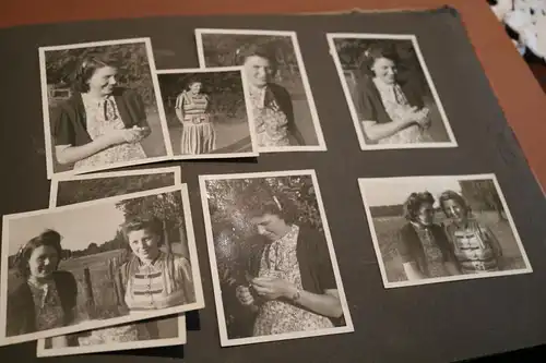 tolles altes Album einer  Frau - Familie 125 Fotos  30-40er Jahre