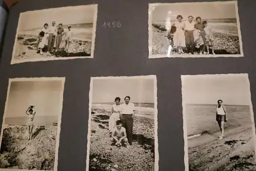 tolles altes Album einer Familie 192 Fotos - Urlaub usw 50er Jahre