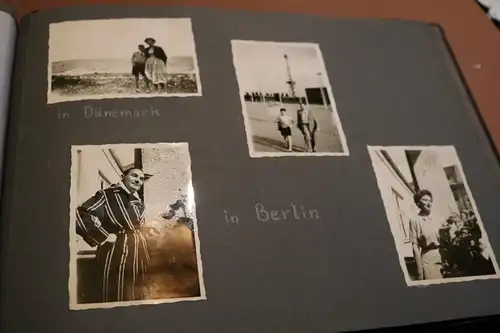 tolles altes Album einer Familie 192 Fotos - Urlaub usw 50er Jahre