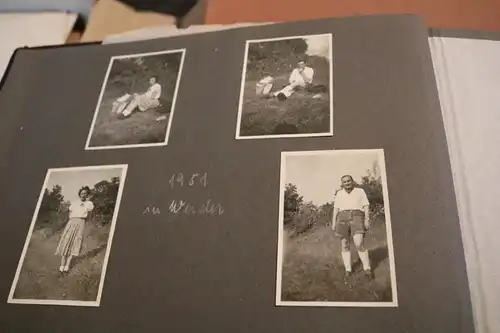 tolles altes Album einer Familie 192 Fotos - Urlaub usw 50er Jahre 