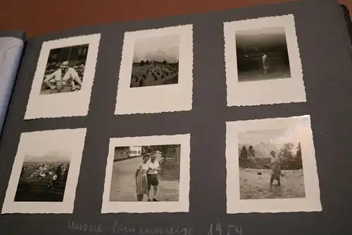 tolles altes Album einer Familie 192 Fotos - Urlaub usw 50er Jahre