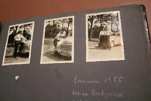 tolles altes Album einer Familie 192 Fotos - Urlaub usw 50er Jahre