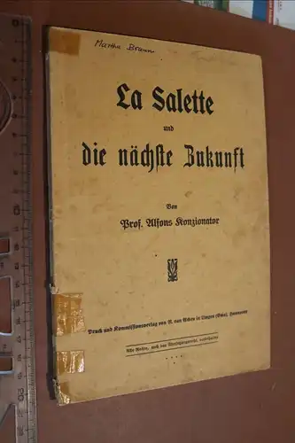 altes Buch Softcover - La Salette und die nächste Zukunft -  Vorhersehungen ?