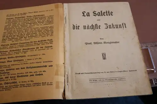 altes Buch Softcover - La Salette und die nächste Zukunft -  Vorhersehungen ?