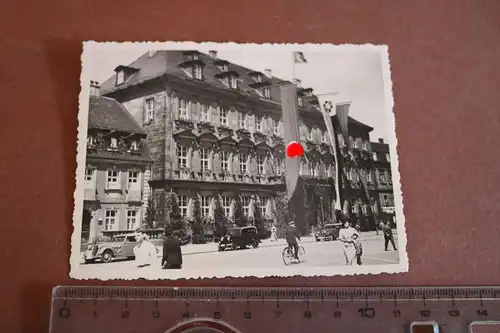 tolles altes Foto  - Rathaus Bayreuth  30-40er Jahre