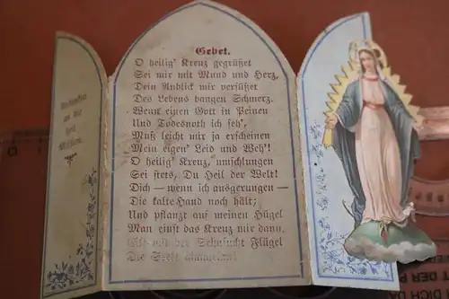 tolles altes Andenken an die heilige Mission - Oblatenbilder - Papieraltar