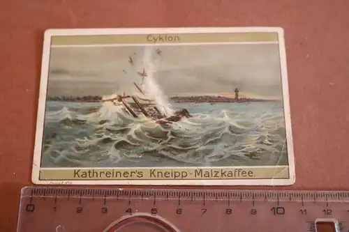 altes Sammelbild Cyklon der Firma Kathreiner´s Kneipp-Malzkaffe