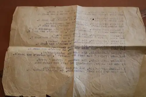 altes Gedicht - 10 kleine Meckerlein - 30-40er Jahre 