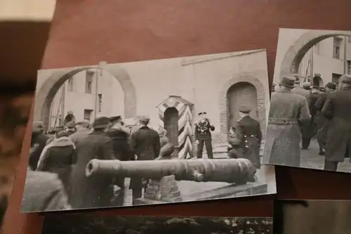 sechs Repro-Fotos - Soldaten, Matrosen