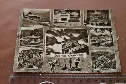 tolle alte Karte - Gruß vom Obersalzberg vor und nach 1945 