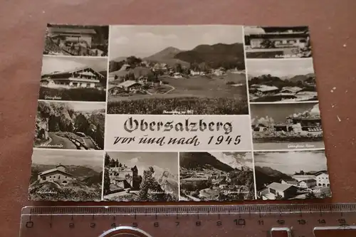 tolle alte Karte - Obersalzberg vor und nach 1945 